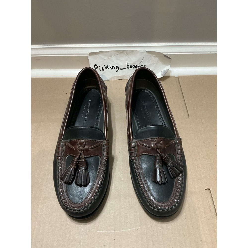 Johnston & Murphy Passport kiltie tassel loafer two-tone Man Size 8 1/2